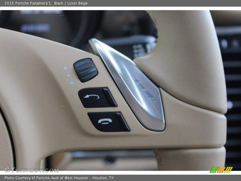 Black / Luxor Beige 2015 Porsche Panamera S