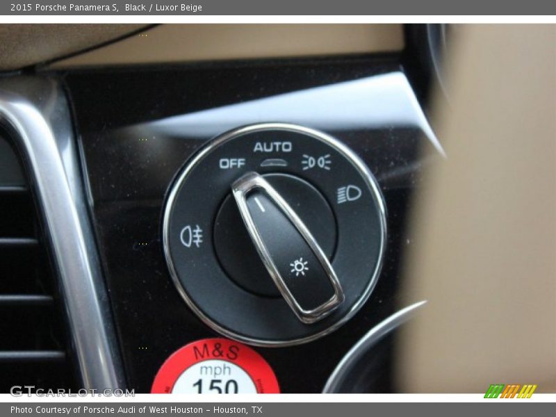 Black / Luxor Beige 2015 Porsche Panamera S