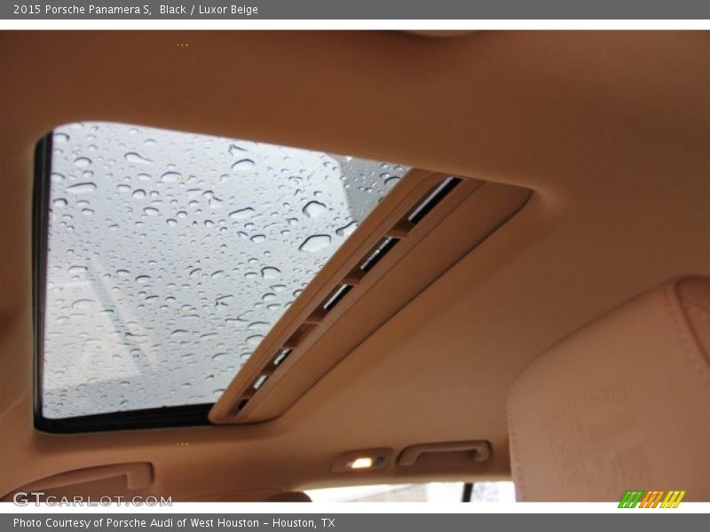 Black / Luxor Beige 2015 Porsche Panamera S