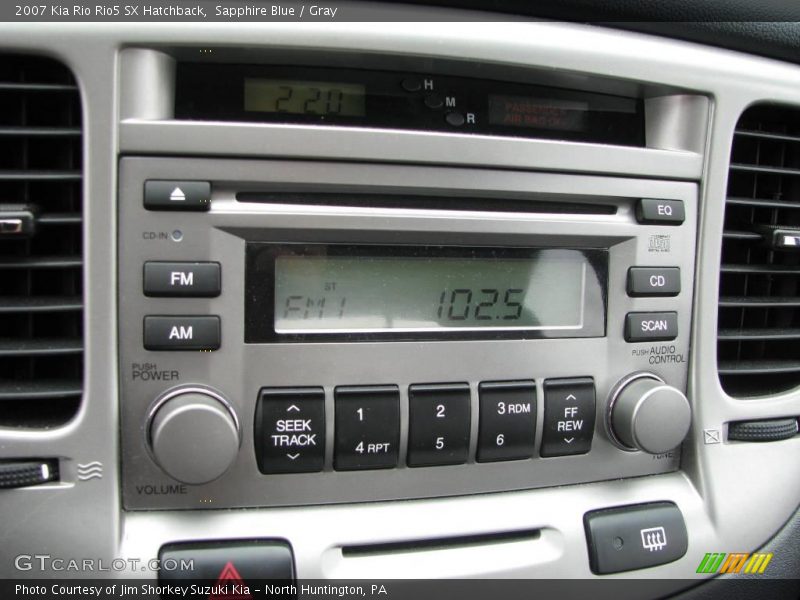 Sapphire Blue / Gray 2007 Kia Rio Rio5 SX Hatchback