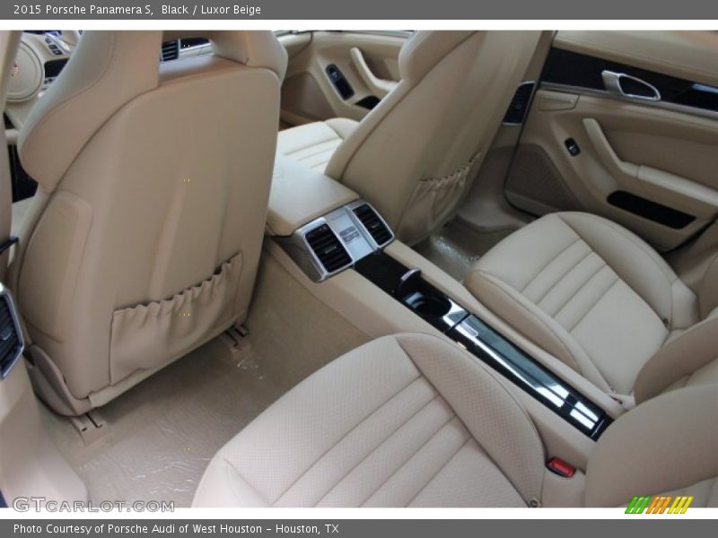Black / Luxor Beige 2015 Porsche Panamera S