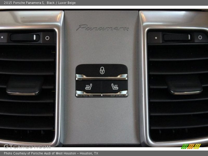 Black / Luxor Beige 2015 Porsche Panamera S