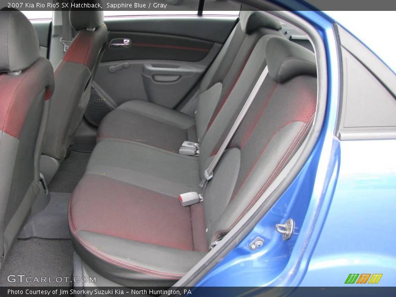 Sapphire Blue / Gray 2007 Kia Rio Rio5 SX Hatchback