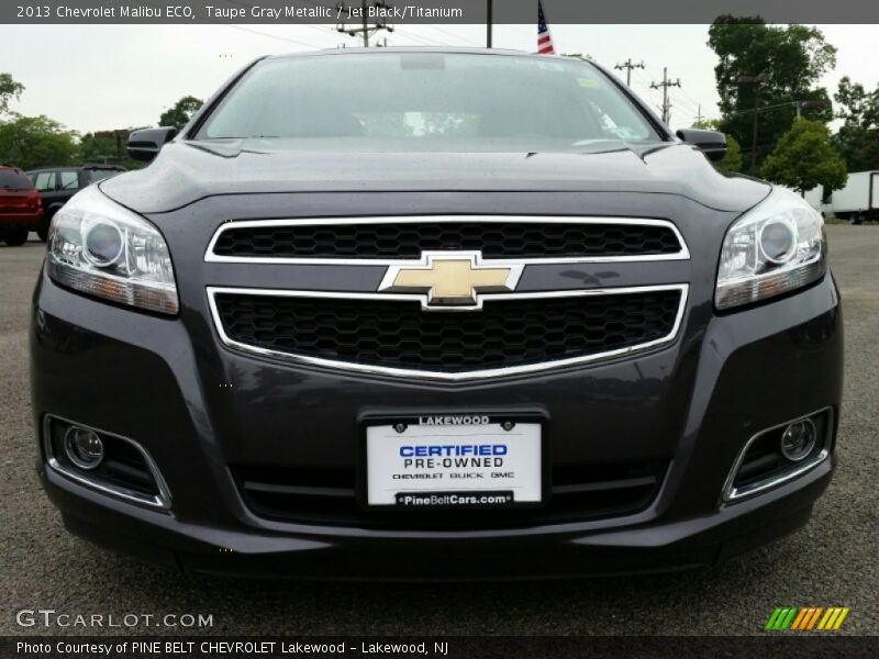 Taupe Gray Metallic / Jet Black/Titanium 2013 Chevrolet Malibu ECO