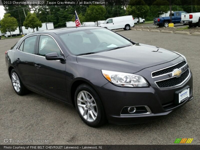 Taupe Gray Metallic / Jet Black/Titanium 2013 Chevrolet Malibu ECO