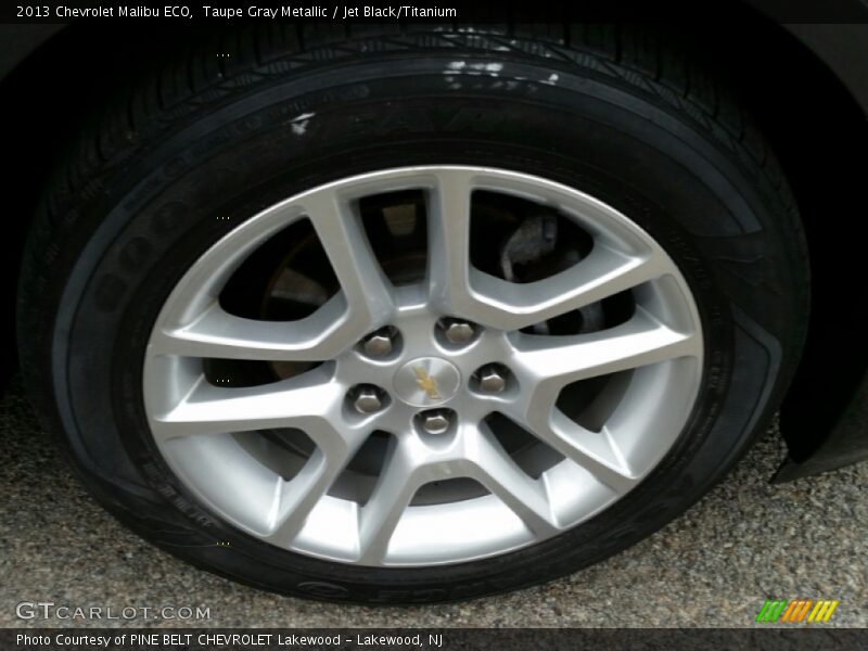 Taupe Gray Metallic / Jet Black/Titanium 2013 Chevrolet Malibu ECO