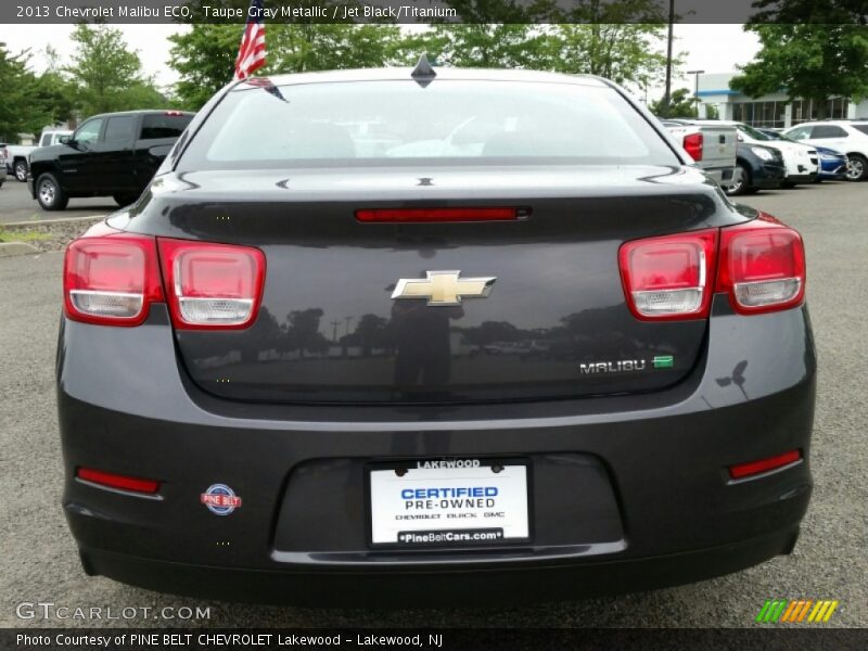 Taupe Gray Metallic / Jet Black/Titanium 2013 Chevrolet Malibu ECO