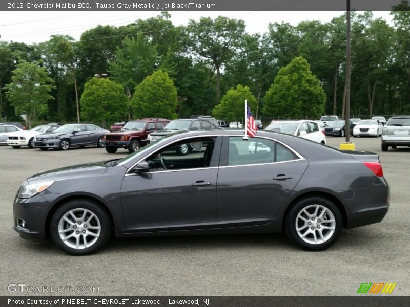 Taupe Gray Metallic / Jet Black/Titanium 2013 Chevrolet Malibu ECO