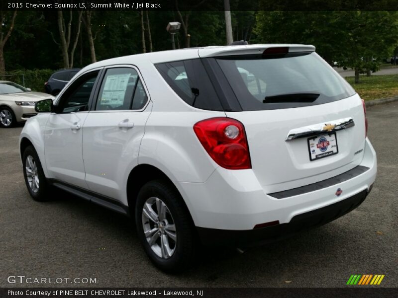 Summit White / Jet Black 2015 Chevrolet Equinox LS