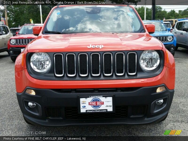 Omaha Orange / Bark Brown/Ski Gray 2015 Jeep Renegade Latitude 4x4