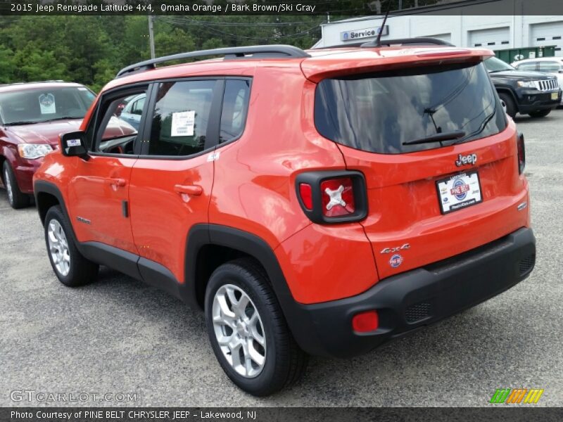 Omaha Orange / Bark Brown/Ski Gray 2015 Jeep Renegade Latitude 4x4