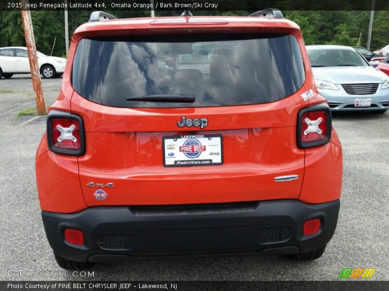 Omaha Orange / Bark Brown/Ski Gray 2015 Jeep Renegade Latitude 4x4