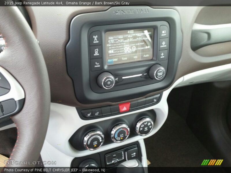 Omaha Orange / Bark Brown/Ski Gray 2015 Jeep Renegade Latitude 4x4