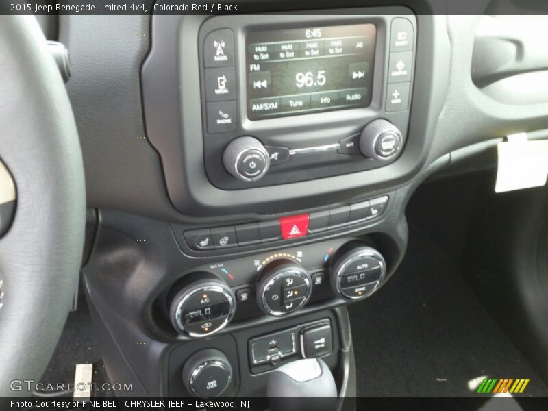 Controls of 2015 Renegade Limited 4x4