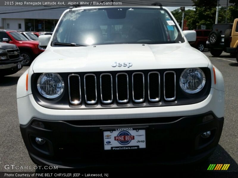 Alpine White / Black/Sandstorm 2015 Jeep Renegade Latitude 4x4