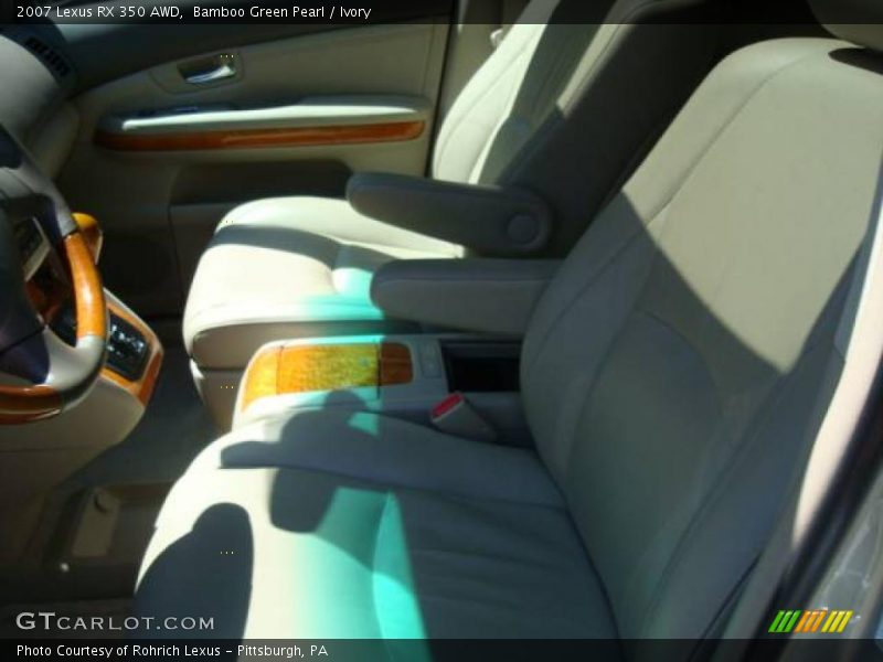Bamboo Green Pearl / Ivory 2007 Lexus RX 350 AWD