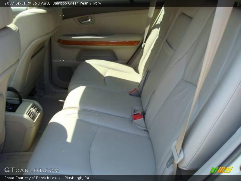 Bamboo Green Pearl / Ivory 2007 Lexus RX 350 AWD