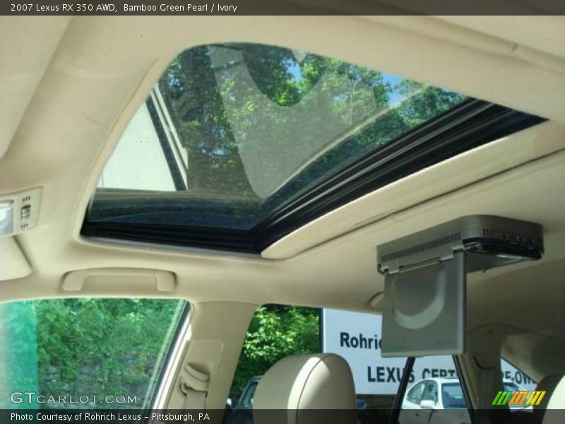 Bamboo Green Pearl / Ivory 2007 Lexus RX 350 AWD
