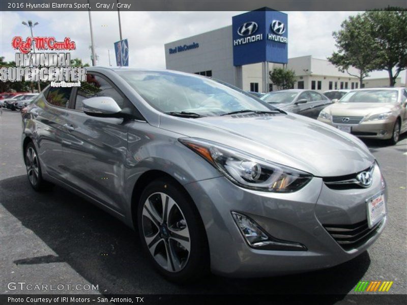 Gray / Gray 2016 Hyundai Elantra Sport