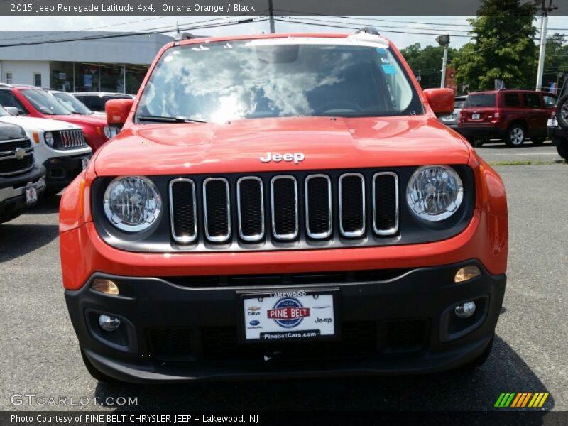 Omaha Orange / Black 2015 Jeep Renegade Latitude 4x4