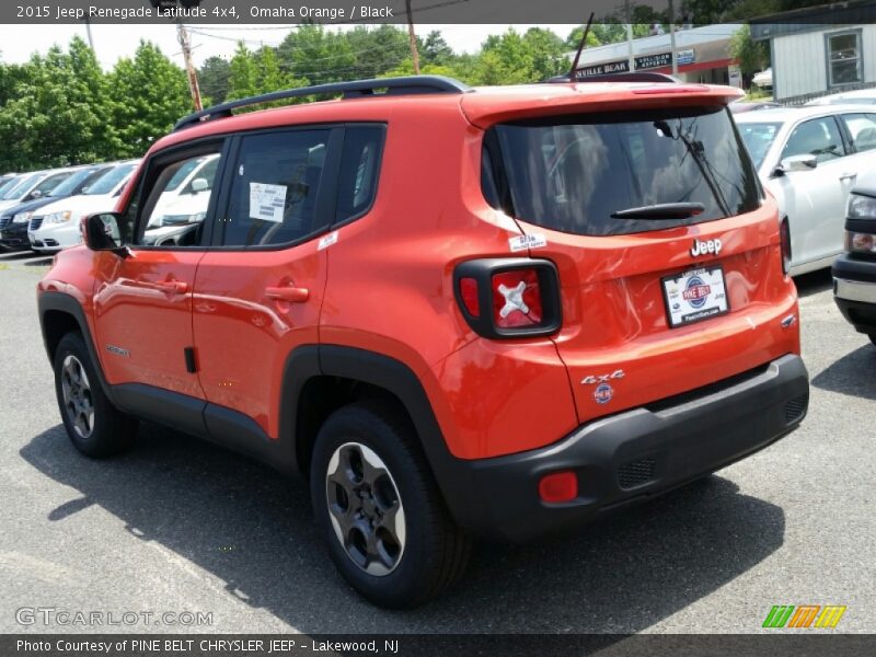 Omaha Orange / Black 2015 Jeep Renegade Latitude 4x4