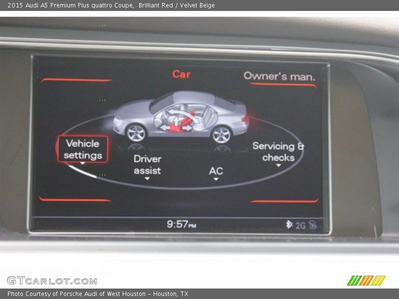 Brilliant Red / Velvet Beige 2015 Audi A5 Premium Plus quattro Coupe