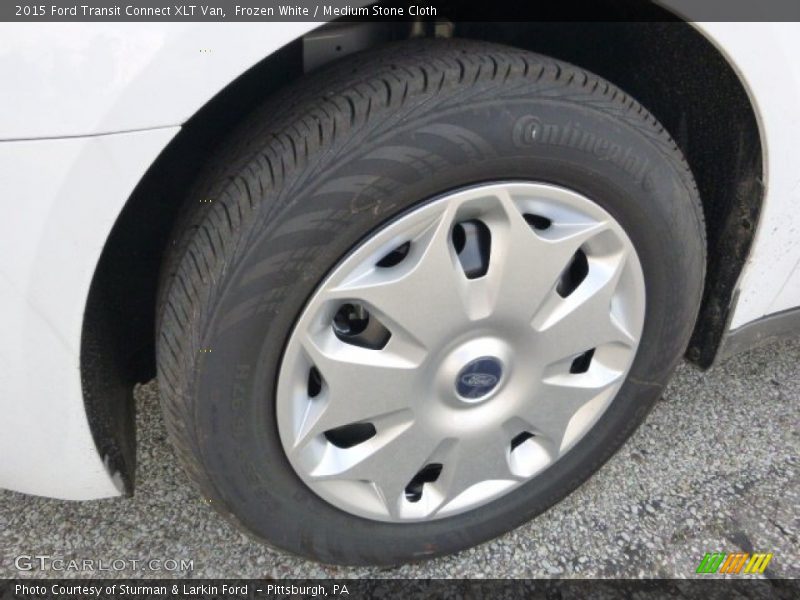 Frozen White / Medium Stone Cloth 2015 Ford Transit Connect XLT Van