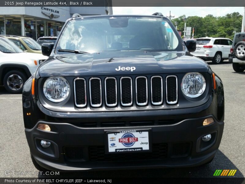 Black / Black 2015 Jeep Renegade Latitude 4x4
