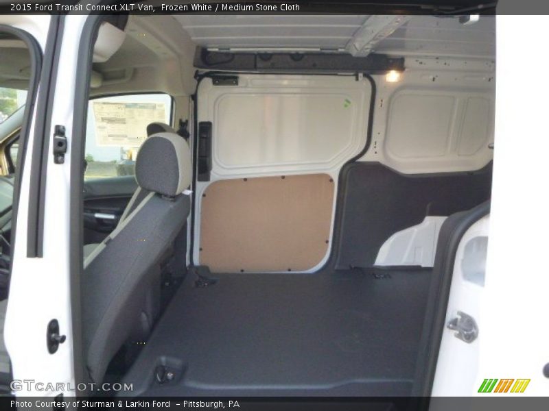 Frozen White / Medium Stone Cloth 2015 Ford Transit Connect XLT Van