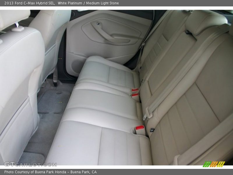 White Platinum / Medium Light Stone 2013 Ford C-Max Hybrid SEL