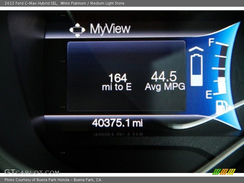 White Platinum / Medium Light Stone 2013 Ford C-Max Hybrid SEL