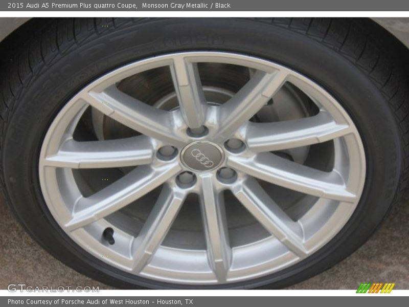 Monsoon Gray Metallic / Black 2015 Audi A5 Premium Plus quattro Coupe