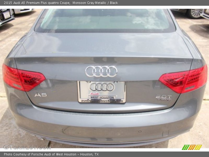 Monsoon Gray Metallic / Black 2015 Audi A5 Premium Plus quattro Coupe