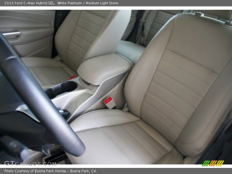 White Platinum / Medium Light Stone 2013 Ford C-Max Hybrid SEL