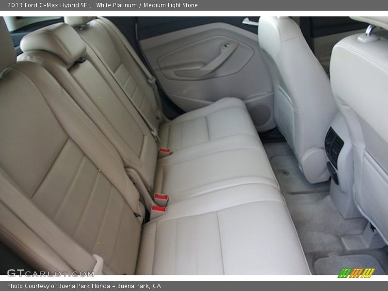 White Platinum / Medium Light Stone 2013 Ford C-Max Hybrid SEL