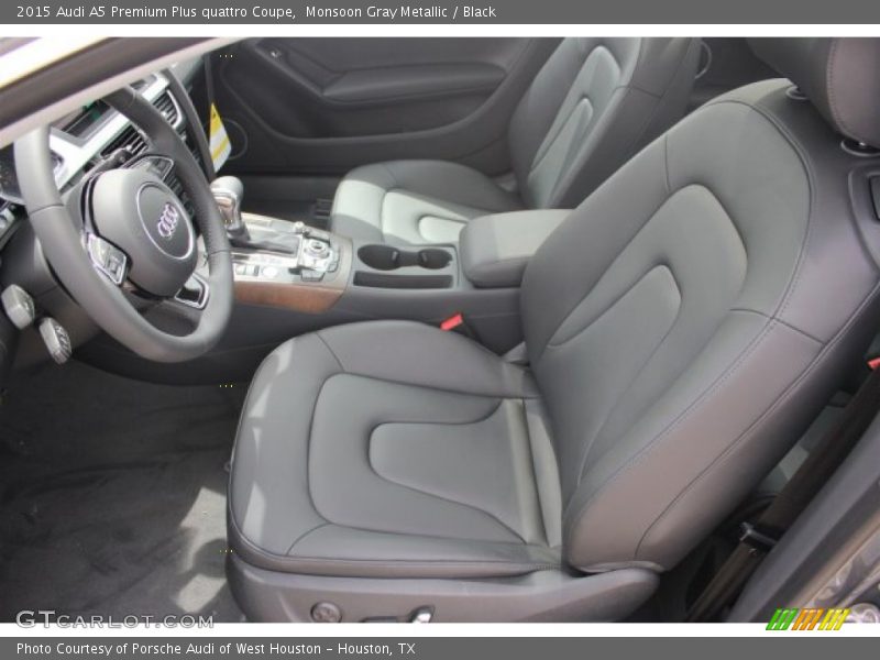 Monsoon Gray Metallic / Black 2015 Audi A5 Premium Plus quattro Coupe