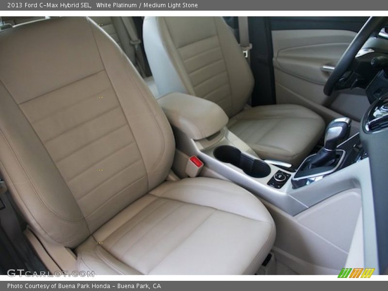 White Platinum / Medium Light Stone 2013 Ford C-Max Hybrid SEL