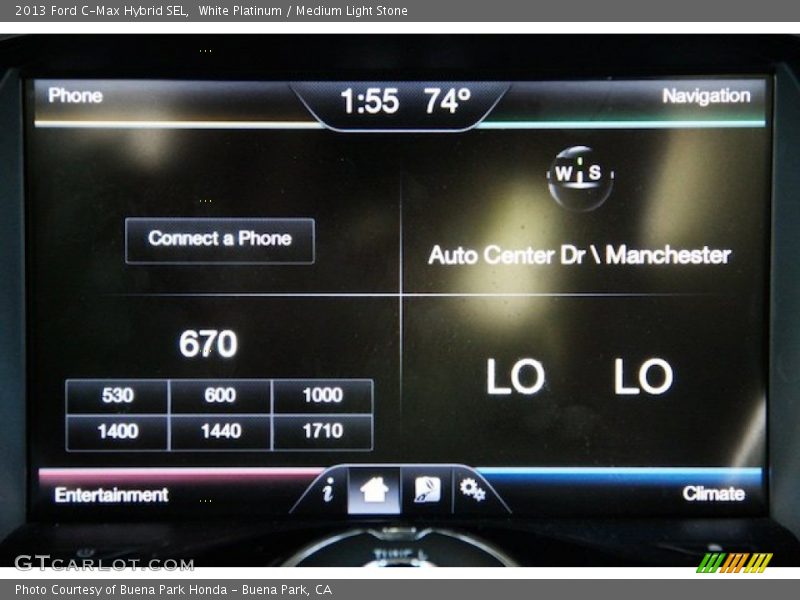 White Platinum / Medium Light Stone 2013 Ford C-Max Hybrid SEL