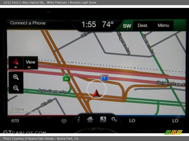 White Platinum / Medium Light Stone 2013 Ford C-Max Hybrid SEL