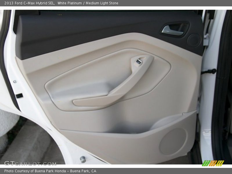 White Platinum / Medium Light Stone 2013 Ford C-Max Hybrid SEL