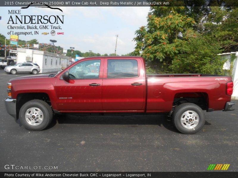 Deep Ruby Metallic / Jet Black/Dark Ash 2015 Chevrolet Silverado 2500HD WT Crew Cab 4x4