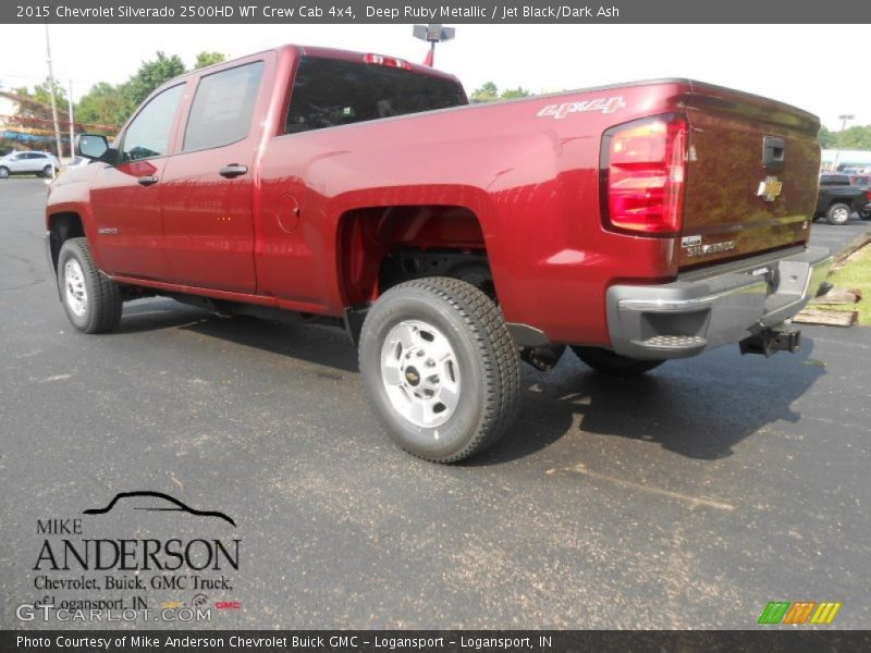 Deep Ruby Metallic / Jet Black/Dark Ash 2015 Chevrolet Silverado 2500HD WT Crew Cab 4x4