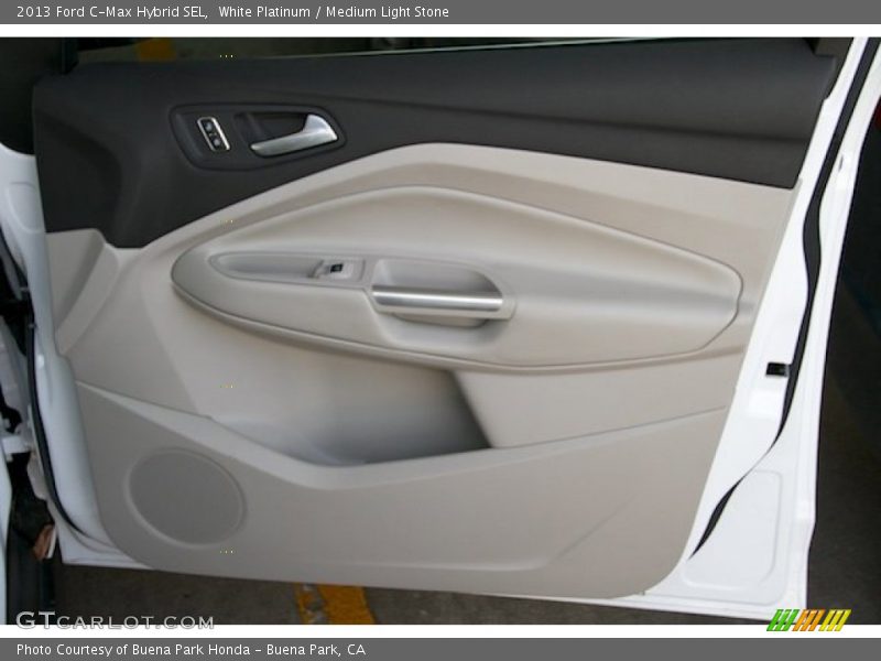 White Platinum / Medium Light Stone 2013 Ford C-Max Hybrid SEL