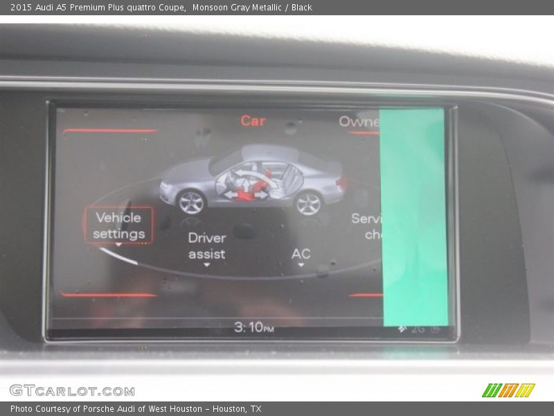 Monsoon Gray Metallic / Black 2015 Audi A5 Premium Plus quattro Coupe