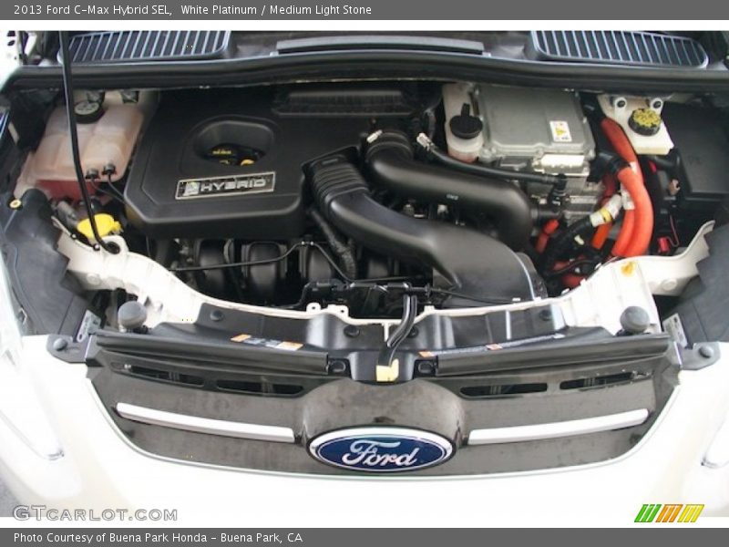 White Platinum / Medium Light Stone 2013 Ford C-Max Hybrid SEL
