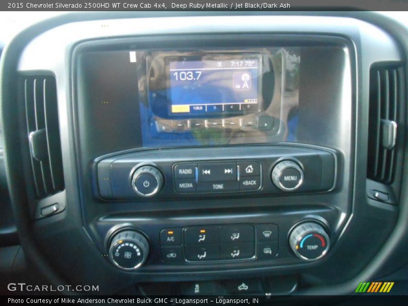 Deep Ruby Metallic / Jet Black/Dark Ash 2015 Chevrolet Silverado 2500HD WT Crew Cab 4x4