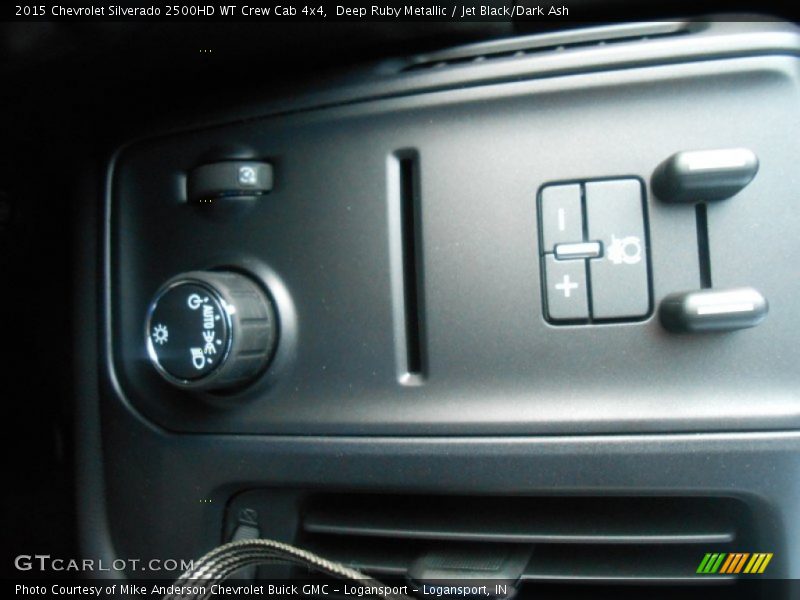 Deep Ruby Metallic / Jet Black/Dark Ash 2015 Chevrolet Silverado 2500HD WT Crew Cab 4x4
