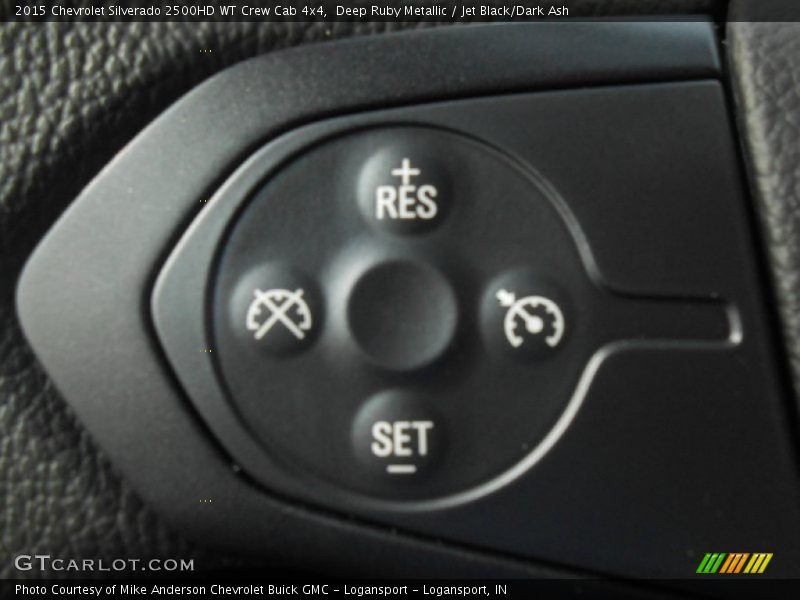 Deep Ruby Metallic / Jet Black/Dark Ash 2015 Chevrolet Silverado 2500HD WT Crew Cab 4x4