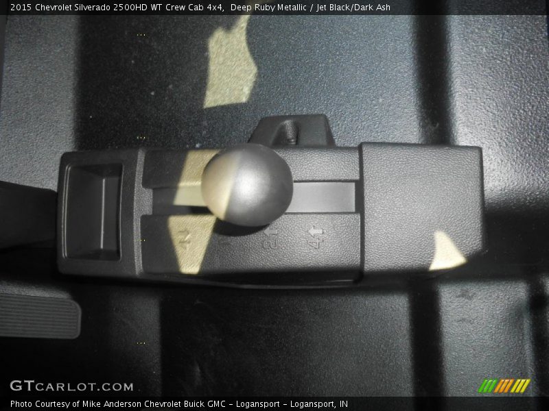 Deep Ruby Metallic / Jet Black/Dark Ash 2015 Chevrolet Silverado 2500HD WT Crew Cab 4x4