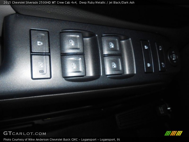 Deep Ruby Metallic / Jet Black/Dark Ash 2015 Chevrolet Silverado 2500HD WT Crew Cab 4x4